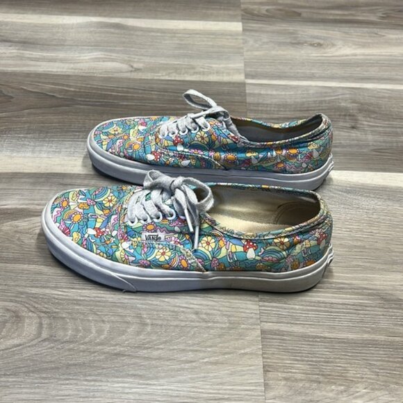Vans off the Wall flowers & mushrooms unisex Mens size 7 / women’s size 8.5 - Picture 4 of 10